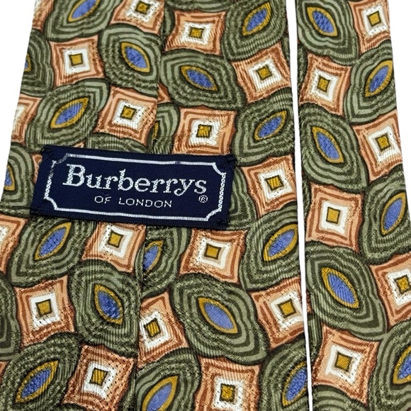 vintage burberry of London ties silk 3.75” width 57” length - Picture 3 of 4